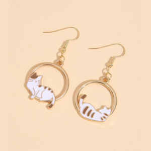 cat lovers earrings